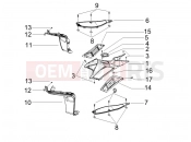 gilera 2007 Runner 125 VX 4T Serie Speciale Central cover - Footrests