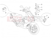 GILERA Runner 200 VXR 4T (ZAPM464) Remote control switches - Battery - Horn