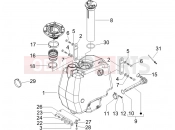 gilera 2005 Runner 200 Race VXR 4T Benzin tank