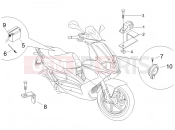 gilera 2005 Runner 200 Race VXR 4T kezelőszervek - akkumulátor