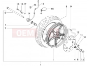 gilera 2006 Runner 200 Race VXR 4T Front wheel