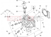 gilera 2006 Runner 200 Race VXR 4T Head unit - Valve