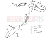 gilera SMT Exhaust pipe and muffler