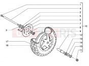 GILERA Stalker 50 Front wheel