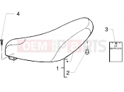 GILERA Stalker 50 Saddle
