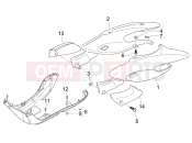 gilera 2005 Stalker 50 oldal burkolat - idomzat