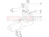 GILERA Stalker 50 Benzin tank