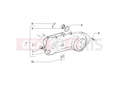 GILERA Stalker 50 Crankcase cover - Crankcase cooling