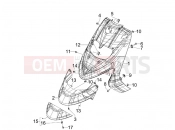 GILERA Stalker 50 Front shield