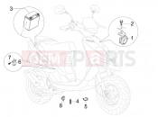 gilera 2009 Stalker 50 kezelőszervek - akkumulátor