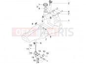 GILERA Stalker 50 Benzin tank