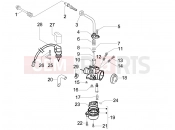 GILERA Stalker 50 Naked Carburetor's components
