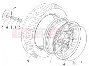 GILERA Stalker 50 Naked Rear wheel