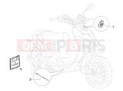 GILERA Stalker 50 Naked Plates - Emblems