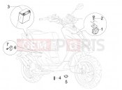 GILERA Stalker 50 Naked Remote control switches - Battery - Horn