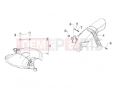 GILERA Stalker 50 Naked Wheel huosing - Mudguard