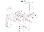 gilera 2010 Stalker 50 Naked Brakes pipes - Calipers