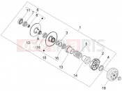 GILERA Stalker 50 Special Edition Driven pulley