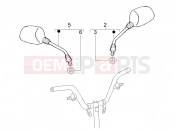 GILERA Stalker 50 Special Edition Driving mirror/s