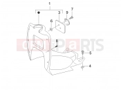 GILERA Stalker 50 Special Edition Front glove-box - Knee-guard panel