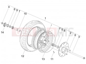 GILERA Stalker 50 Special Edition Front wheel