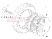 GILERA Stalker 50 Special Edition Rear wheel