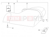 GILERA Stalker 50 Special Edition Saddle/seats