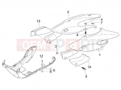 GILERA Stalker 50 Special Edition Side cover - Spoiler
