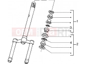 gilera Storm 50 Steering bearing ball tracks