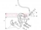 gilera 2007 Storm 50 Brakes pipes - Calipers