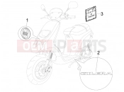 gilera 2008 Storm 50 Plates - Emblems