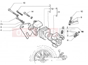 gilera Zulu Rear brake caliper
