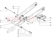 gilera Zulu Rear fork