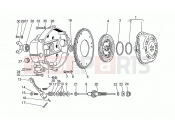 MOTOGUZZI 65 GT 650 Clutch