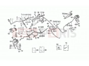 MOTOGUZZI 850 T3 e Derivati Calif./T4/Pol./CC/PA 850 Front LH/rear brake system