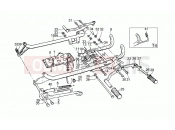 MOTOGUZZI 850 T3 e Derivati Calif./T4/Pol./CC/PA 850 Footrests-Stands