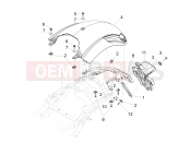 MOTOGUZZI Audace 1400 ABS Rear mudguard