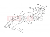 MOTOGUZZI Breva 850 V IE Rear body - Rear fairing