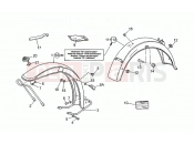MOTOGUZZI California 1100 Front/Rear mudguard