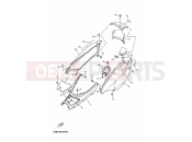 YAMAHA Majesty 180 YP 180 YP180E MAJESTY 180 (5XM8) 2006 SIDE COVER