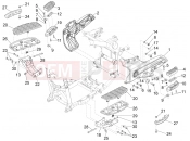 MOTOGUZZI California 1400 Touring ABS Foot rests
