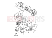 YAMAHA Majesty 125 YP 125 YP125E MAJESTY 125 (5XL9) 2006 CRANKCASE COVER 1