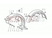 MOTOGUZZI California II 1000 Mudguards