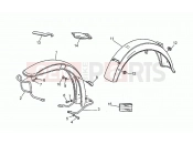 MOTOGUZZI California III 1000 Carburatori Carenato Front/Rear mudguard