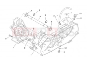 APRILIA SCARABEO 2000 Scarabeo 100 2T (Minarelli) ENGINE » Central crank-case set