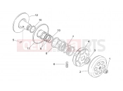 APRILIA SCARABEO 2000 Scarabeo 100 2T (Minarelli) ENGINE » Clutch
