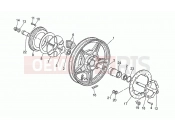 MOTOGUZZI California III 1000 Carburatori Carenato Rear wheel, alloy