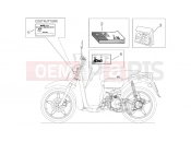 APRILIA SCARABEO 2000 Scarabeo 100 2T (Minarelli) FRAME » Decal op.handbooks and plate set