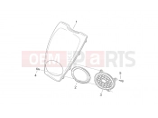 APRILIA SCARABEO 2000 Scarabeo 100 2T (Minarelli) FRAME » Front body III - Front cover
