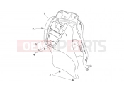 APRILIA SCARABEO 2000 Scarabeo 100 2T (Minarelli) FRAME » Front body IV - Front fairing